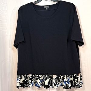 3/$25 The Limited Bottom Accent Hem Top